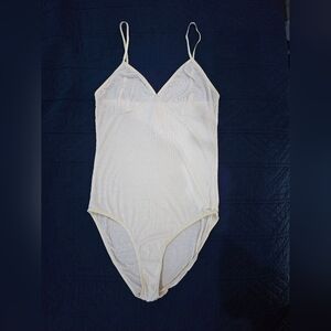 American Apparel Beige Bodysuit size L